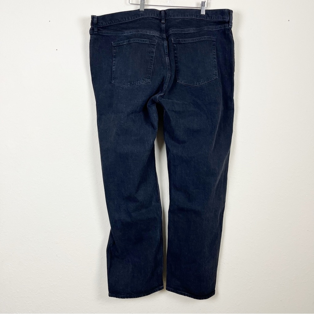 Abercrombie & Fitch The 90’s Relaxed High Rise Black Jeans Plus Size 22 Long - Picture 5 of 6